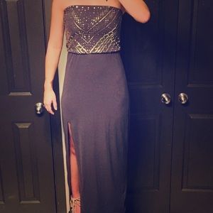 Express extra small strapless dress